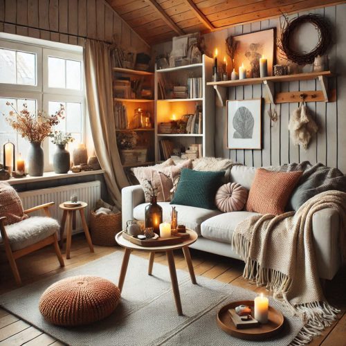 Cozy Hygge Living Room comfy hygge inspired living room ()