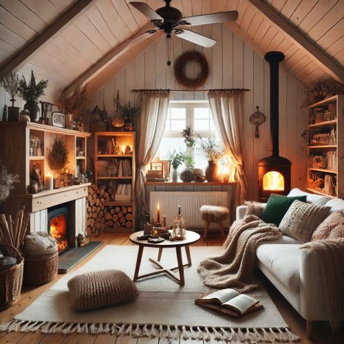 Cozy Hygge Living Room comfy hygge inspired living room ()