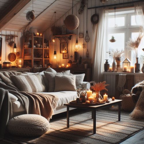 Cozy Hygge Living Room comfy hygge inspired living room ()