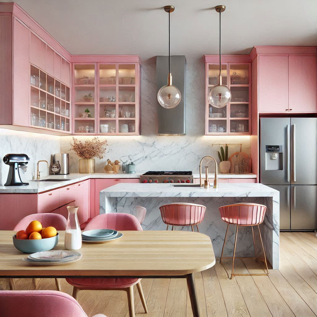 Kitchen with dinning room design interior ()