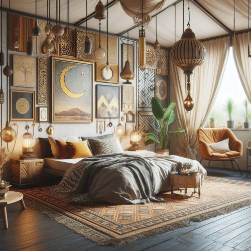 Modern Nomad Bedroom design interior ()