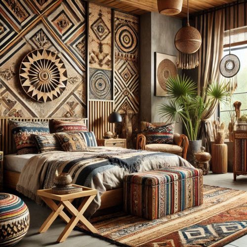 Neo Tribal Bedroom design and interior ()