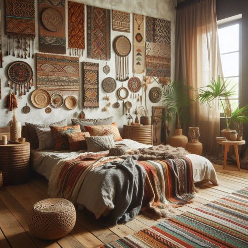 Neo Tribal Bedroom design and interior ()