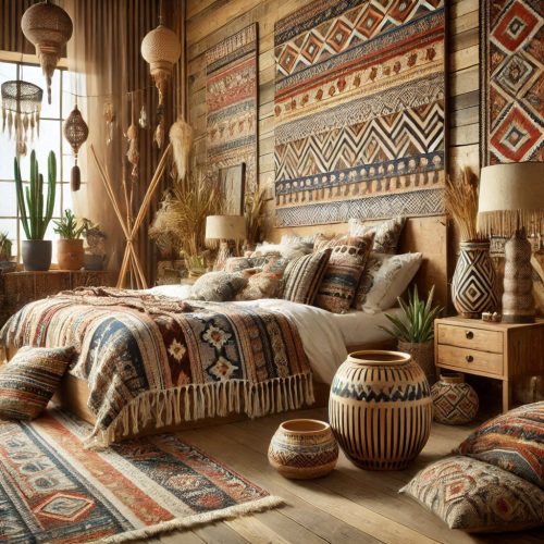 Neo Tribal Bedroom design and interior ()