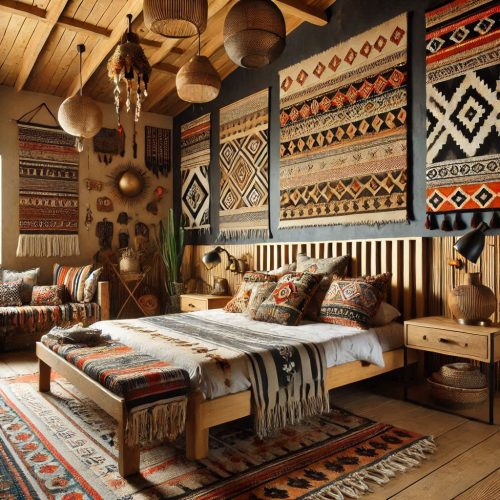 Neo Tribal Bedroom design and interior ()