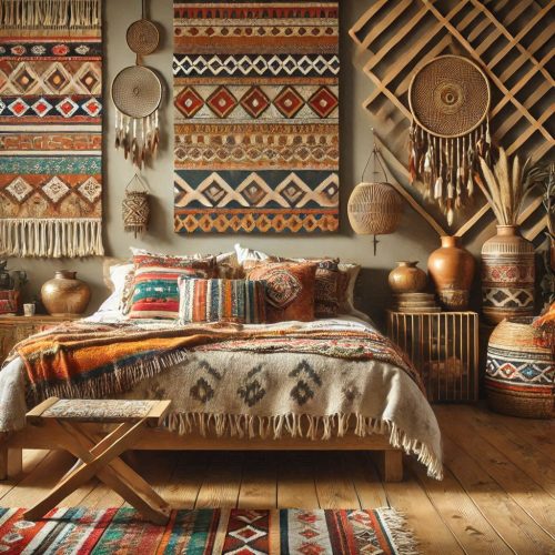 Neo Tribal Bedroom design and interior ()