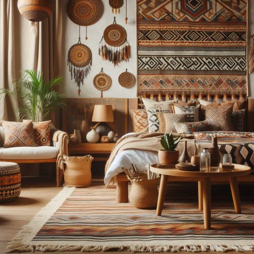 Neo Tribal Bedroom design and interior ()