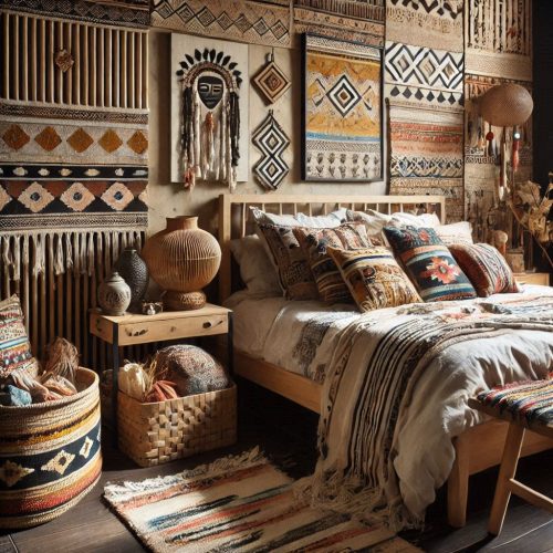Neo Tribal Bedroom design and interior ()