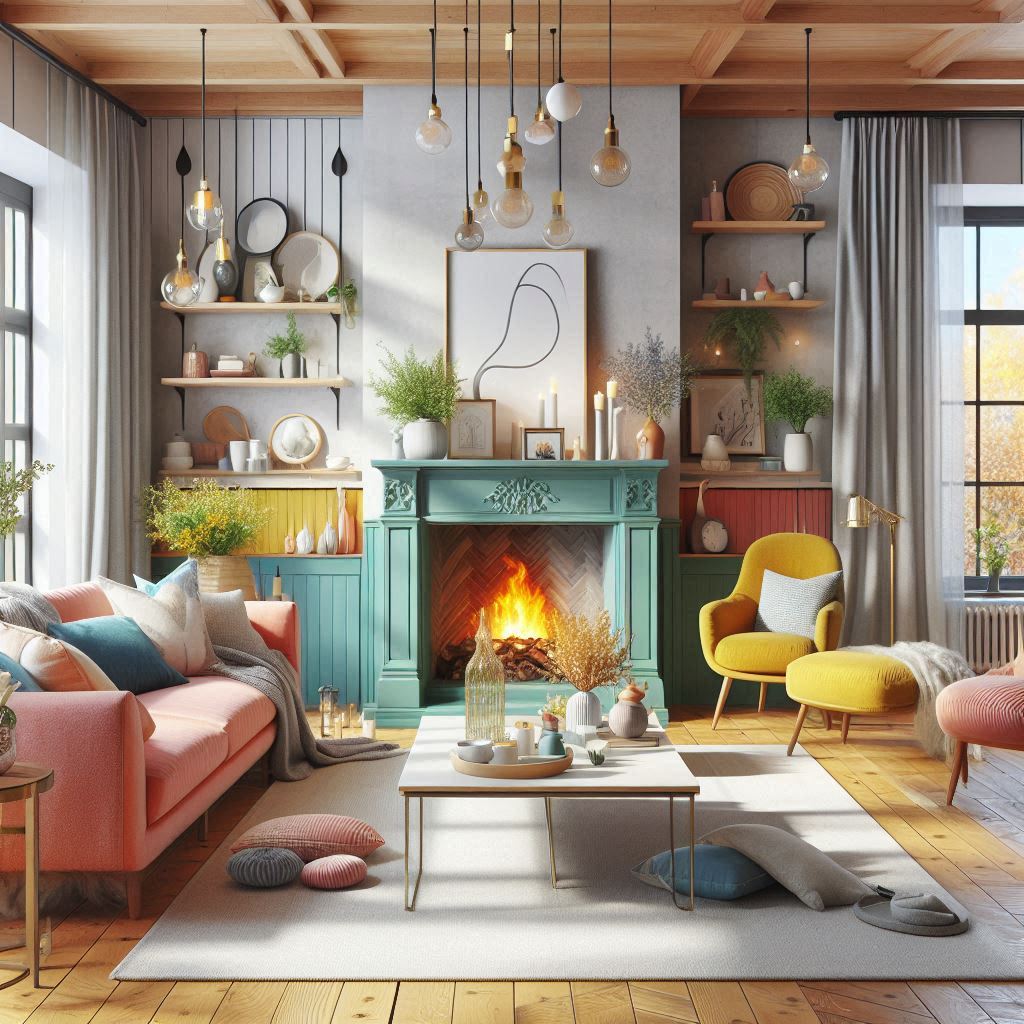 Scandinavian Living room Design trends 2025 (5)