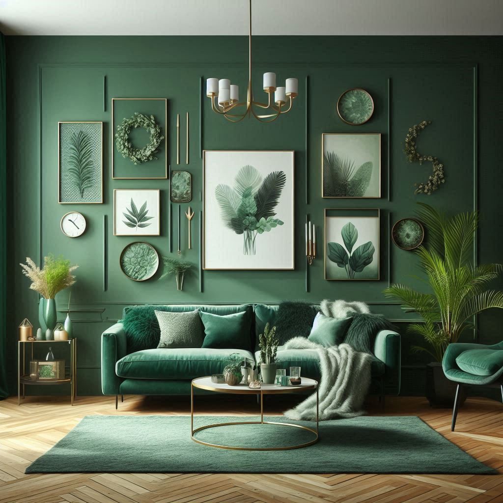 emerland green living room decor design