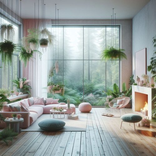 ethereal living room aesthetics ()