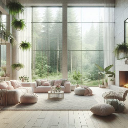 ethereal living room aesthetics ()