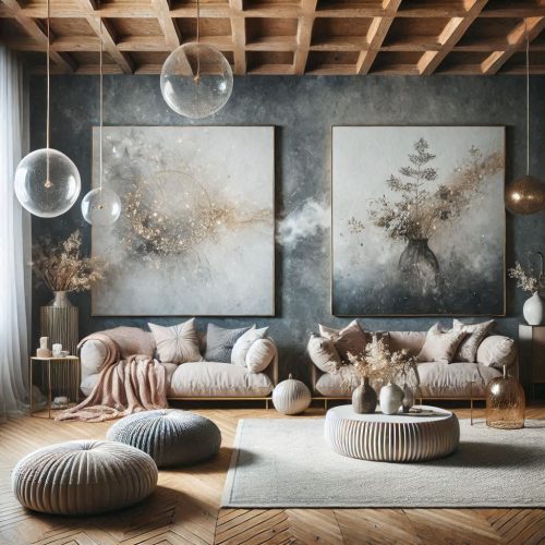 ethereal living room aesthetics ()