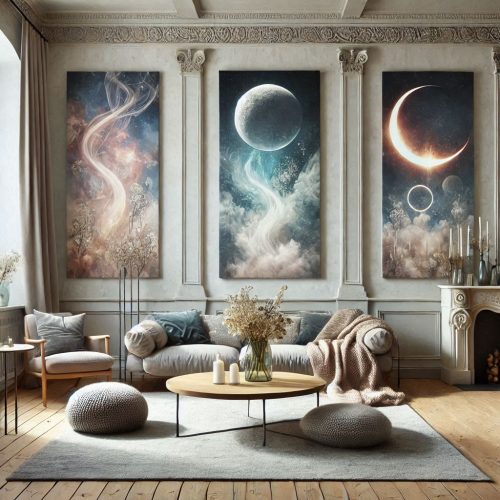 ethereal living room aesthetics ()