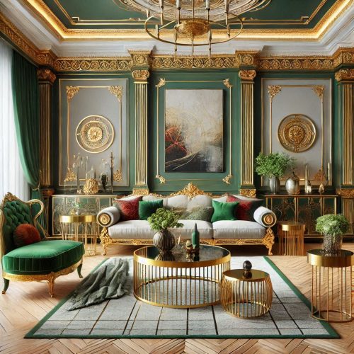 luxury living room interior