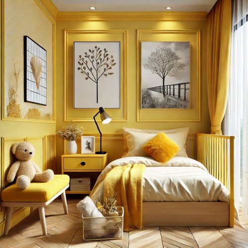 modern bedroom with sitting idea ()