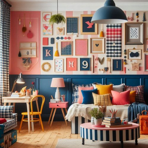 preppy room colorful preppy room interior ()
